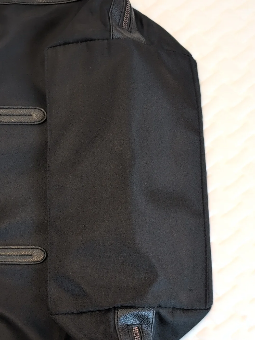 BOTKIER Tote Bag Black Zip Closure Fringe